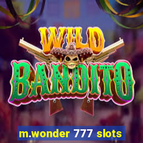 m.wonder 777 slots