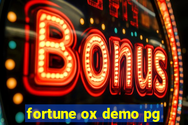 fortune ox demo pg