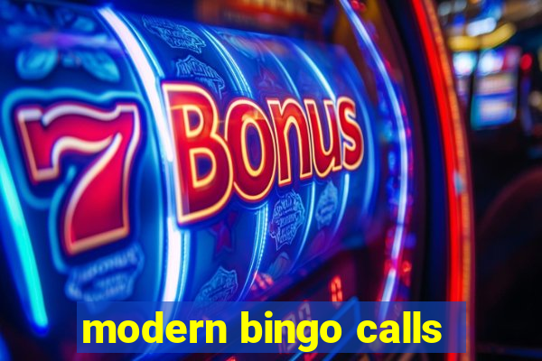 modern bingo calls