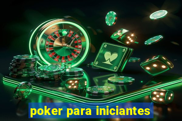 poker para iniciantes