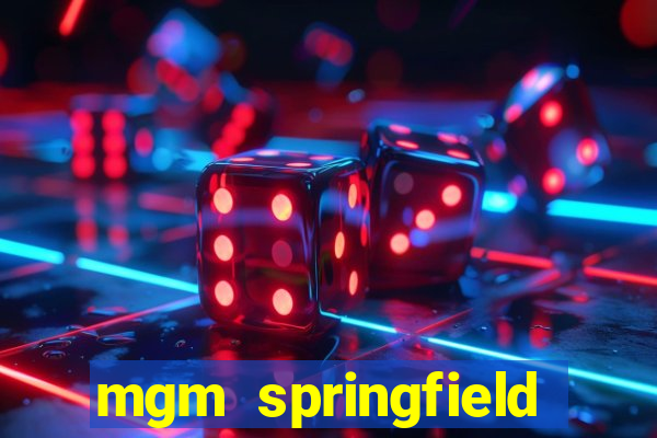 mgm springfield slot payout percentage