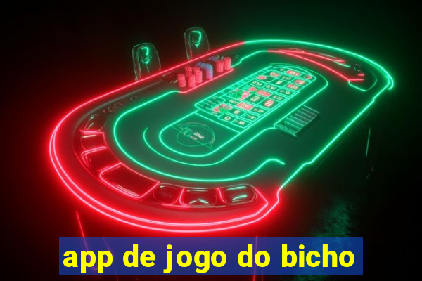 app de jogo do bicho