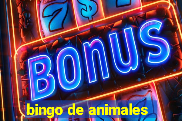 bingo de animales