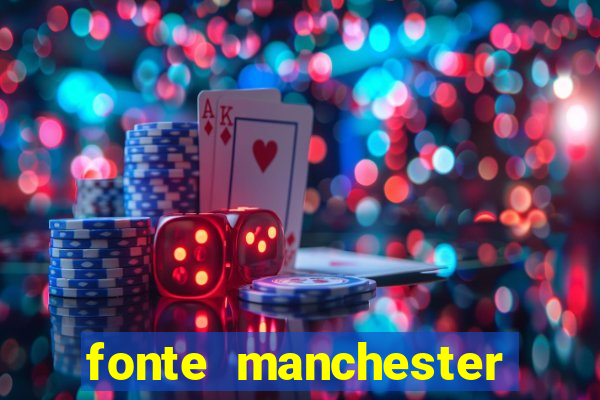 fonte manchester city download