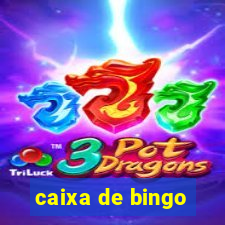 caixa de bingo