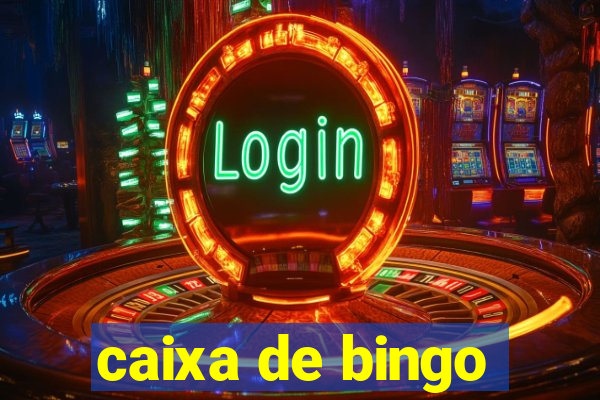 caixa de bingo