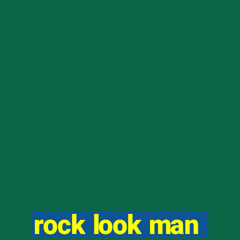 rock look man