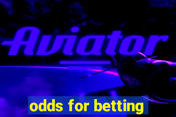 odds for betting