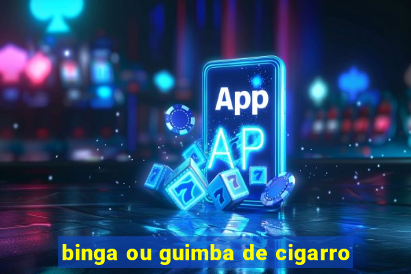 binga ou guimba de cigarro