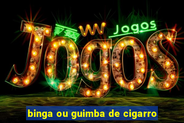 binga ou guimba de cigarro