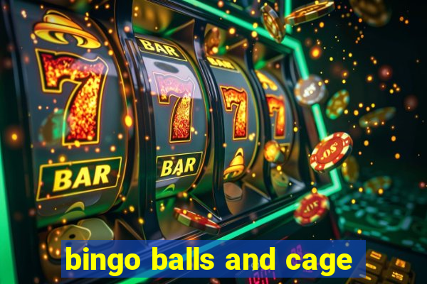 bingo balls and cage