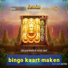 bingo kaart maken