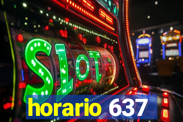 horario 637