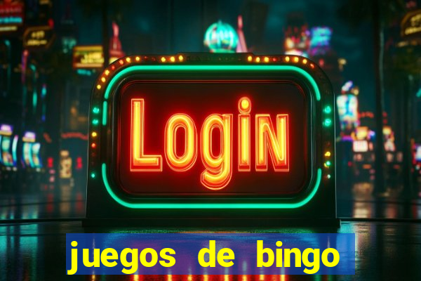 juegos de bingo dinero real