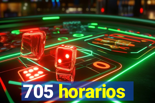 705 horarios