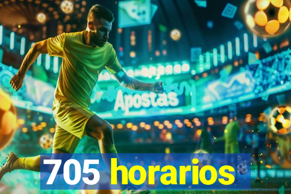 705 horarios