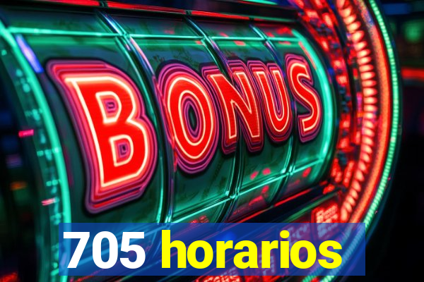 705 horarios