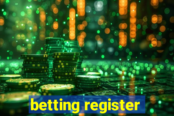 betting register