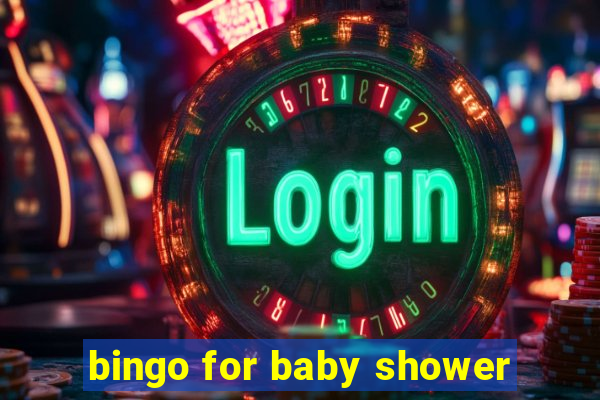 bingo for baby shower