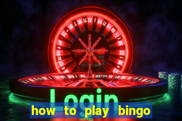 how to play bingo at home