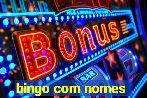 bingo com nomes