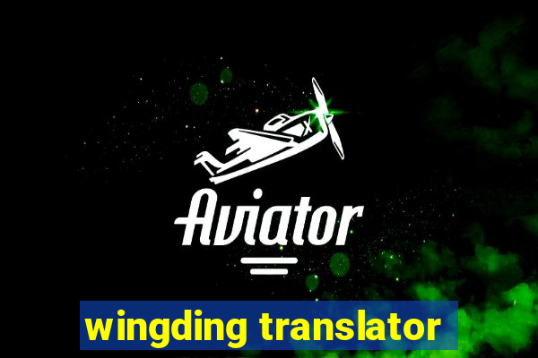 wingding translator