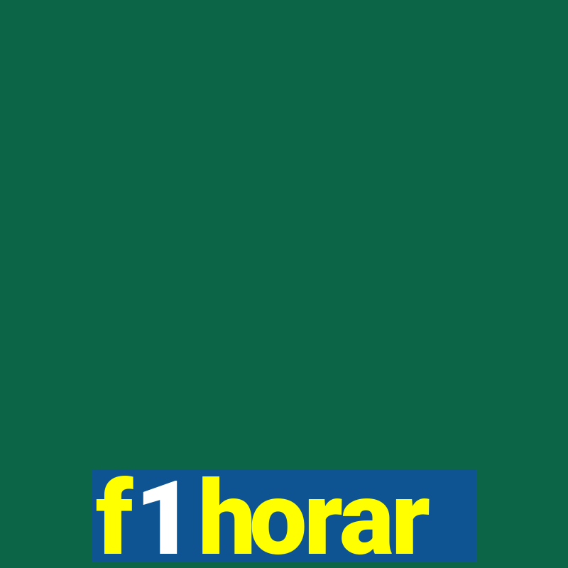 f1 horar