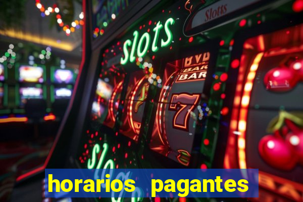 horarios pagantes fortune tiger