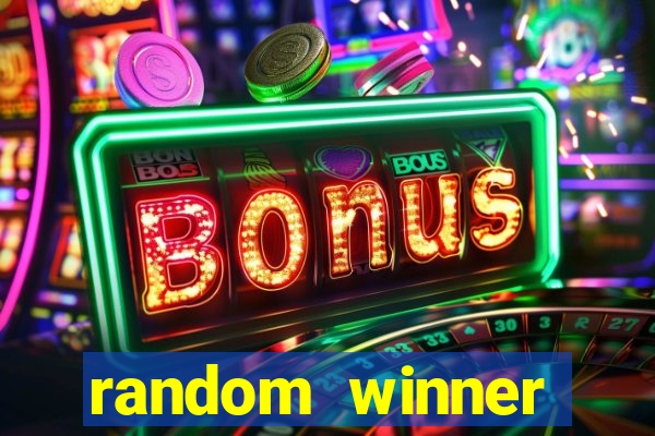 random winner triple play slot