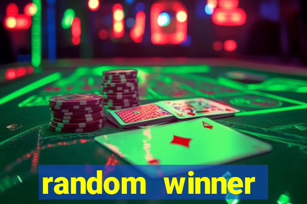 random winner triple play slot