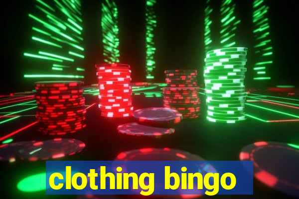 clothing bingo