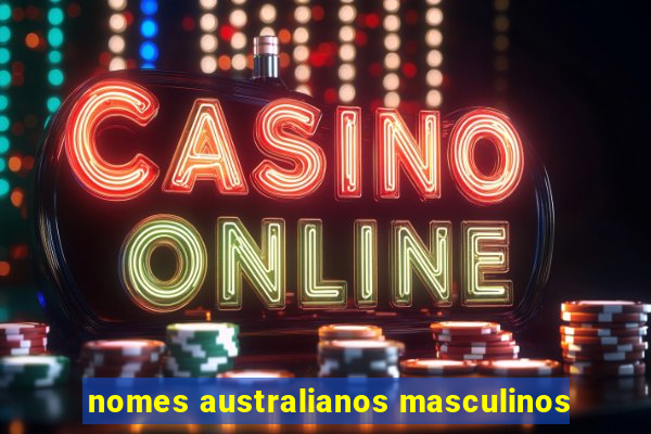 nomes australianos masculinos