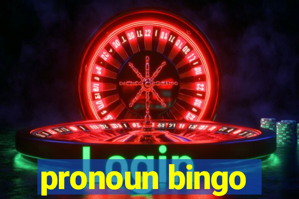 pronoun bingo