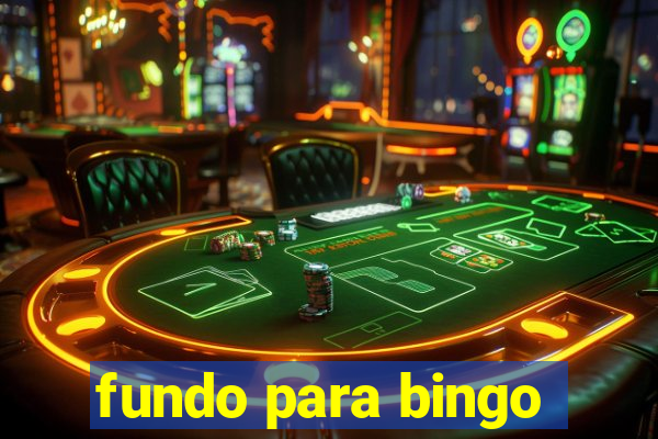 fundo para bingo