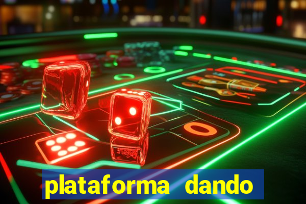 plataforma dando bonus de cadastro