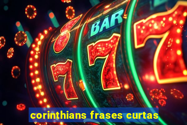 corinthians frases curtas