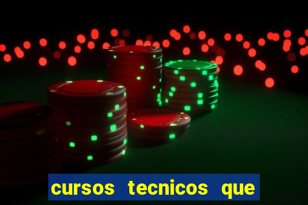 cursos tecnicos que mais empregam