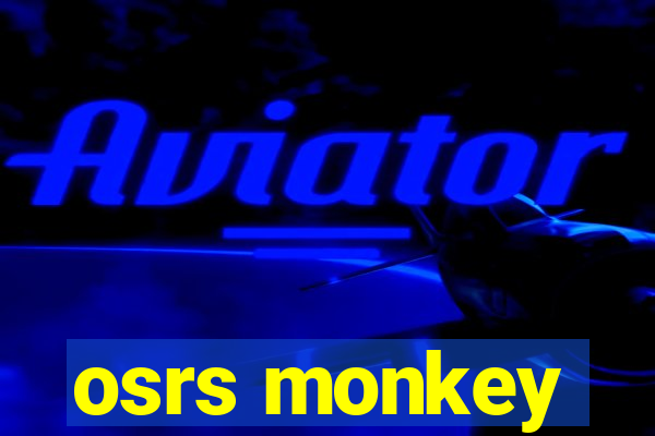 osrs monkey