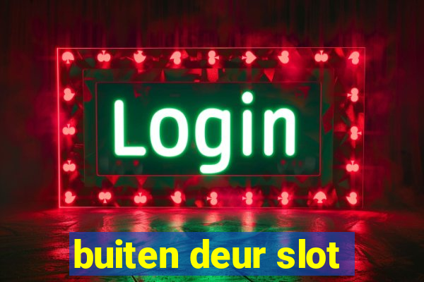 buiten deur slot