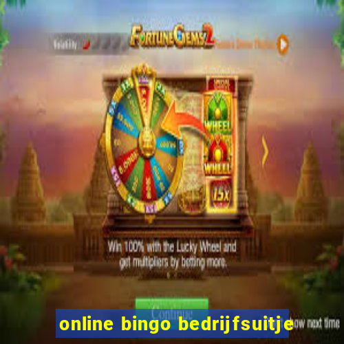 online bingo bedrijfsuitje