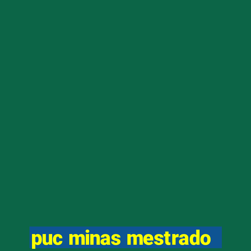 puc minas mestrado