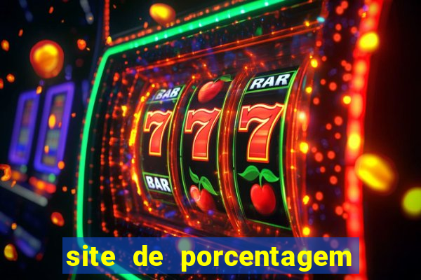 site de porcentagem dos slots