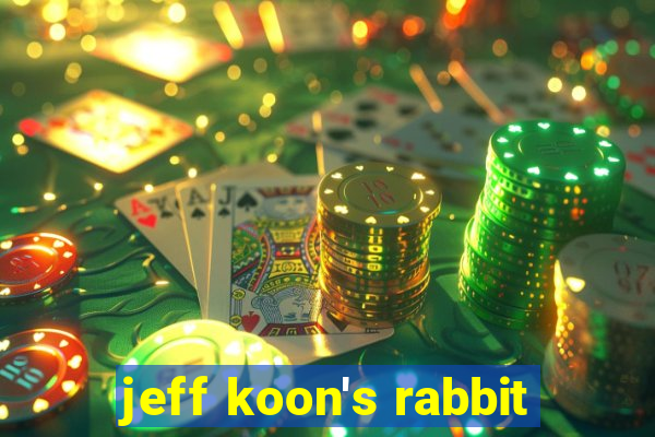 jeff koon's rabbit