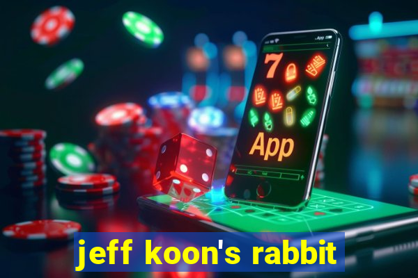 jeff koon's rabbit