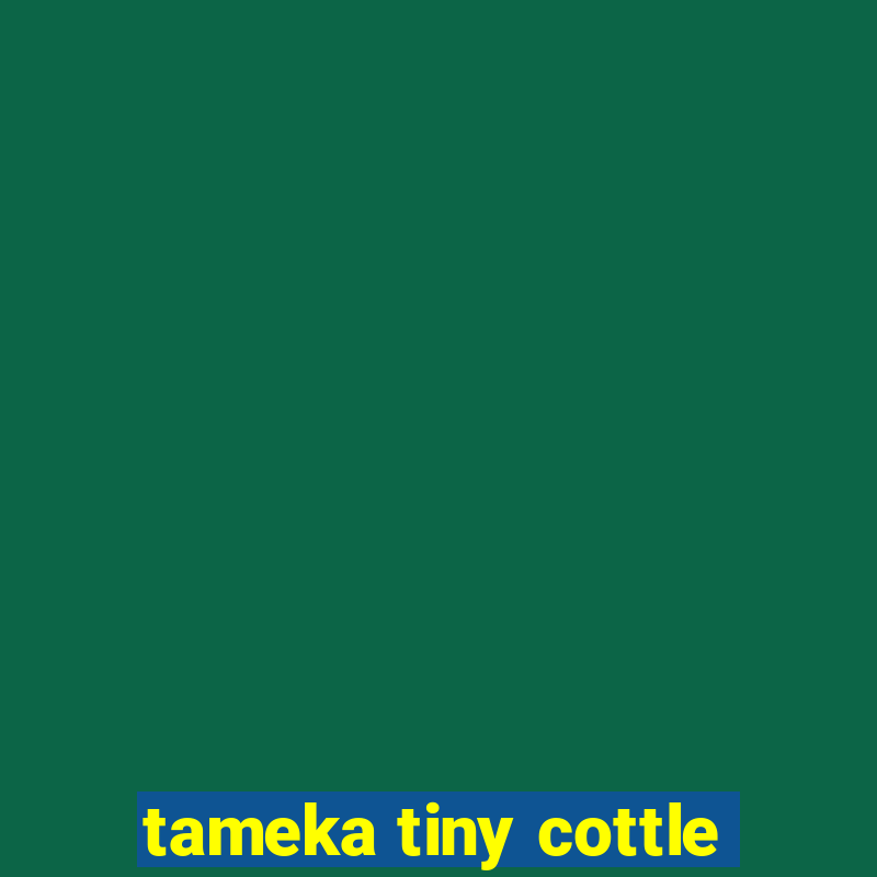 tameka tiny cottle