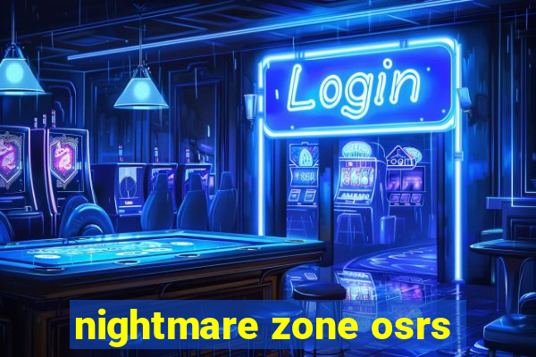 nightmare zone osrs