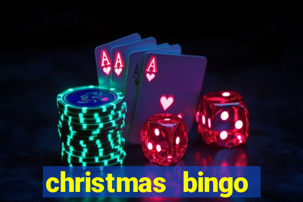 christmas bingo card generator