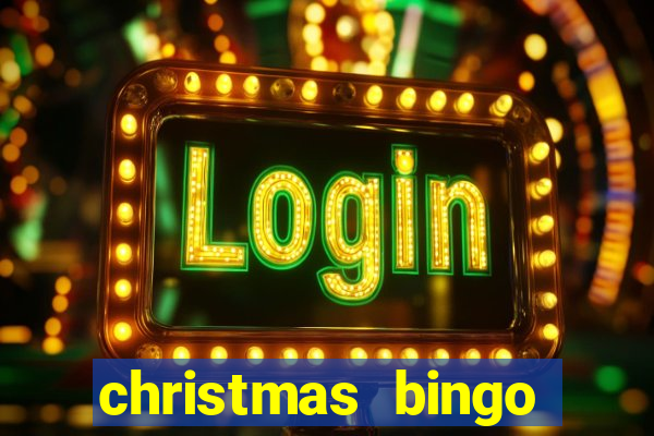 christmas bingo card generator