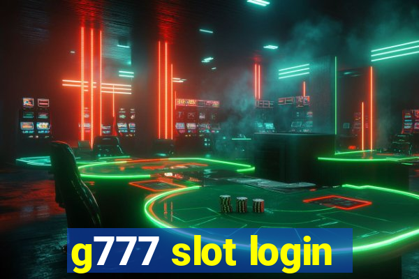 g777 slot login