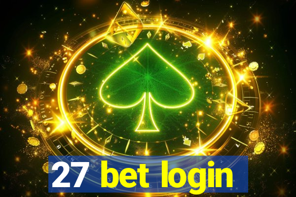 27 bet login